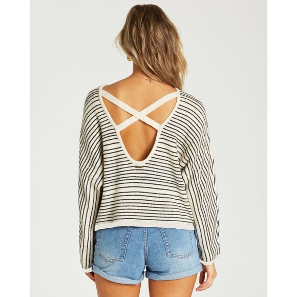 Billabong To The Limits Sweater White Cap Color Style JV03VBTO Size Large - Picture 2 of 10